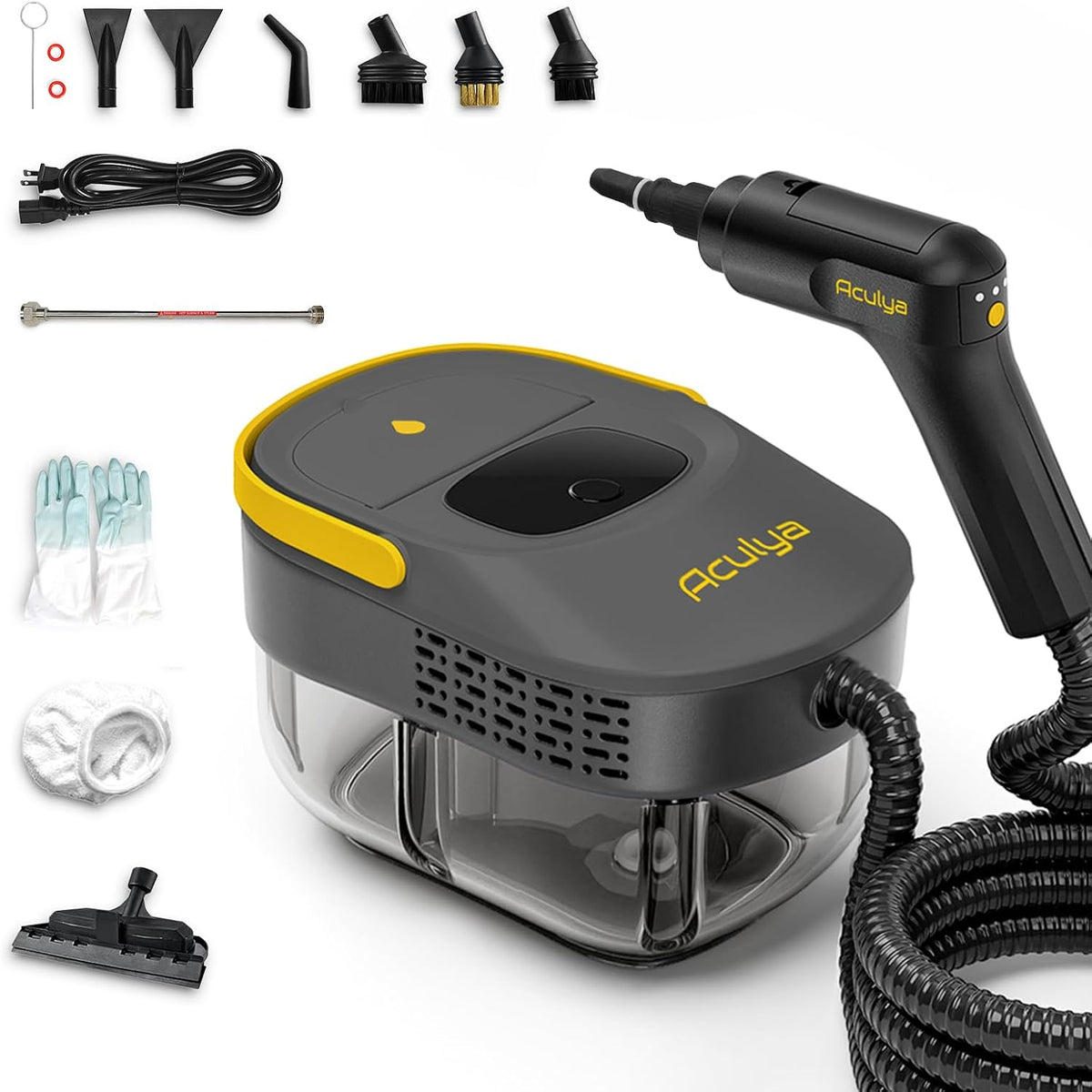 Velora Living steam cleaning system details